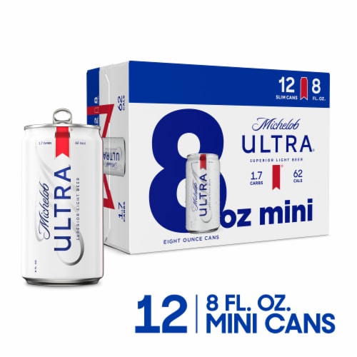 Michelob Ultra Light Beer Cans 12 Cans 8 Fl Oz City Market