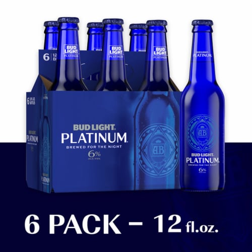 Bud Light Platinum Beer Perspective: front