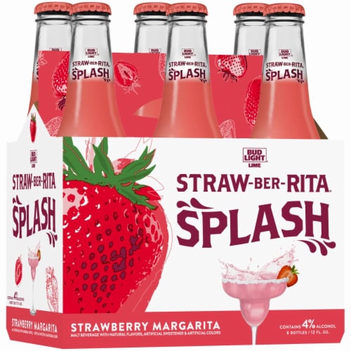 Bud Light Splash Straw Ber Rita 6