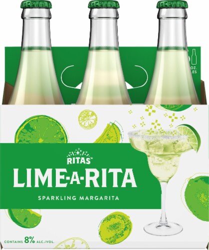 Ritas Lime-A-Rita Sparkling Margarita Perspective: front