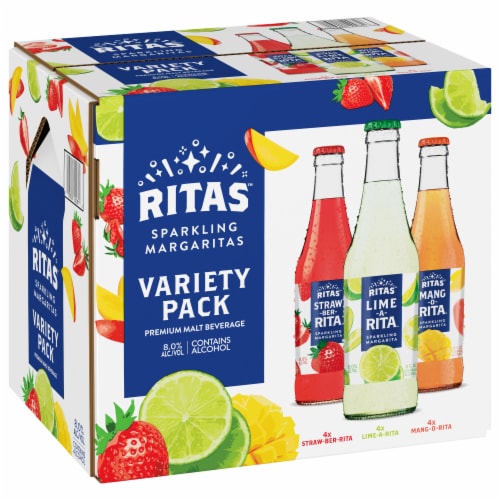 Ritas Variety Pack Sparkling Margaritas Perspective: front
