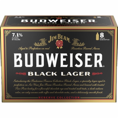 Budweiser Reserve Collection Black Lager Perspective: front