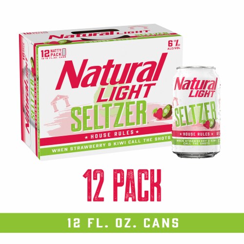 Natural Light Kiwi Hard Seltzer Perspective: front