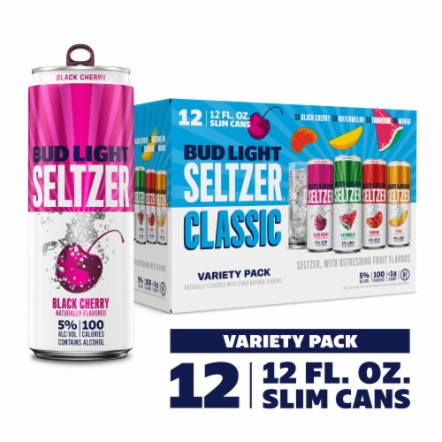 Bud Light Hard Seltzer Variety Pack Gluten Free Perspective: front