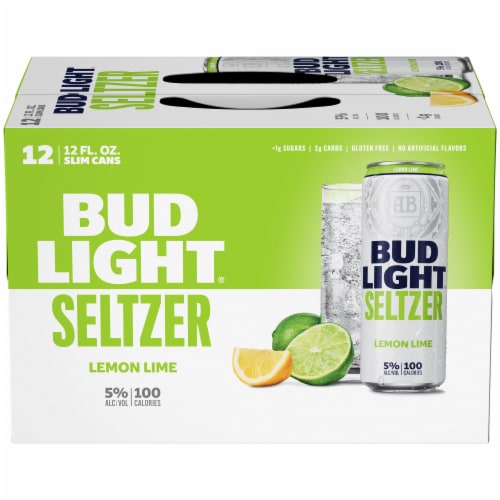 Bud Light Lemon Lime Hard Seltzer Perspective: front