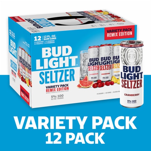 Bud Light Seltzer Hard Seltzer Variety Pack Perspective: front