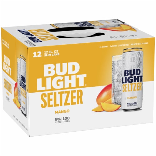 Bud Light Mango Hard Seltzer Perspective: front