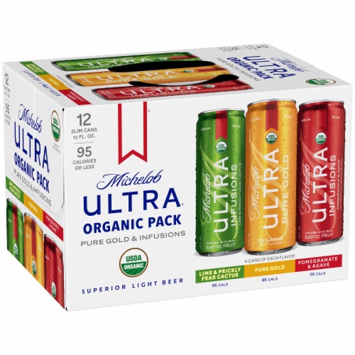 Michelob Ultra Infusions Organic Variety Pack Beer Perspective: front
