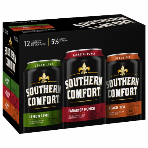 Southern Comfort Malt Flavored Hard Beverage Variety Pack Perspective: front