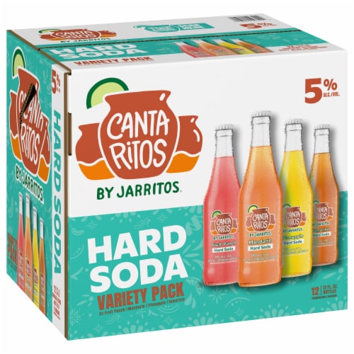 Cantaritos Jarritos Variety Hard Soda Perspective: front