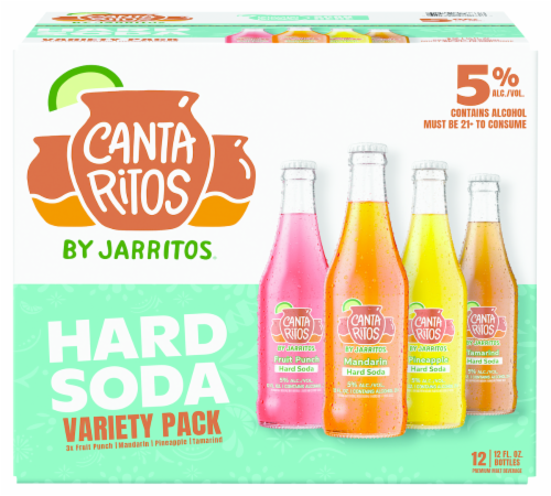 Cantaritos Jarritos Variety Hard Soda Perspective: front