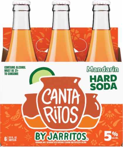 Jarritos® Cantaritos Mandarin Hard Soda Perspective: front