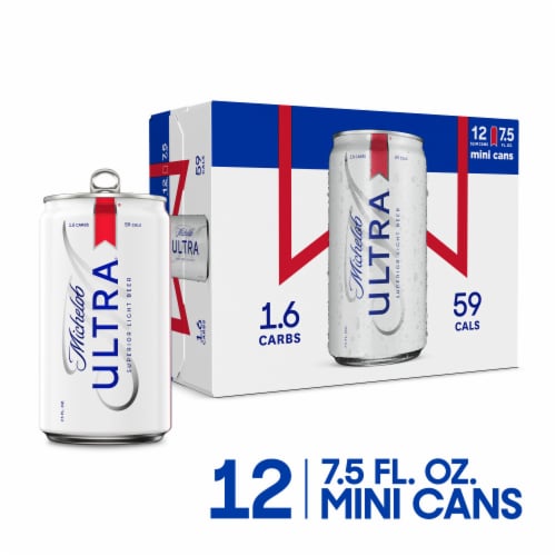 Michelob Ultra Superior American Light Lager Beer Perspective: front