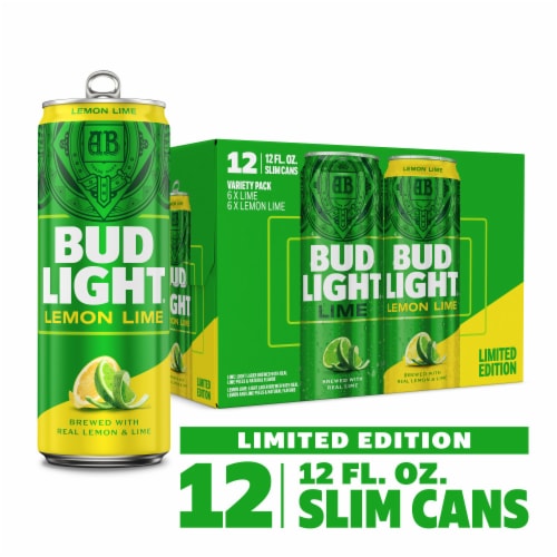 Bud Light Lemon Lime American Beer Perspective: front
