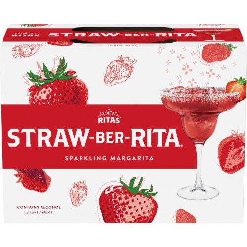 Ritas™ Straw-Ber-Rita® Sparkling Margarita Perspective: front