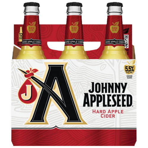 Johnny Appleseed Hard Apple Cider Perspective: front