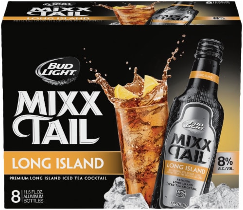 Bud Light Mixxtail Long Island Flavored Hard Beverage Perspective: front