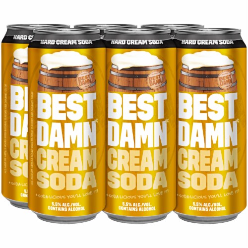 Best Damn Cherry Cola Hard Soda Perspective: front