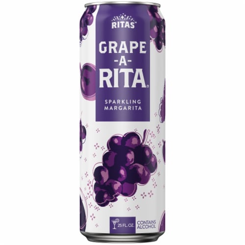 Ritas Grape-A-Rita Sparkling Margarita Perspective: front