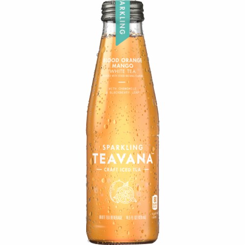 Teavana Sparkling Blood Orange Mango White Tea Perspective: front