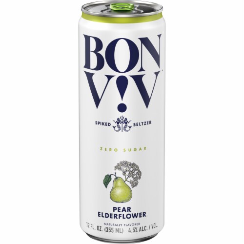 BON V!V™ Pear Elderflower Spiked Seltzer Perspective: front