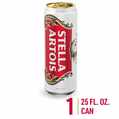 Stella Artois Lager Beer Single Can