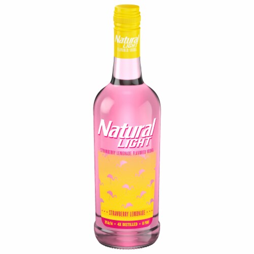 Natural Light® Strawberry Lemonade Vodka Perspective: front