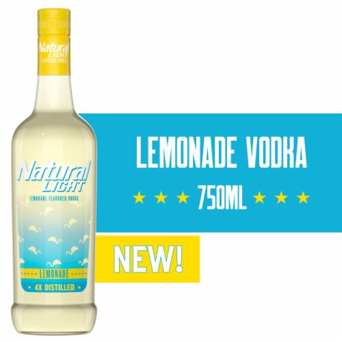 Natural Light® Lemonade Vodka Perspective: front