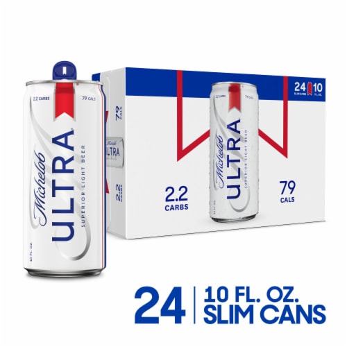 Michelob Ultra American Light Lager Beer Perspective: front