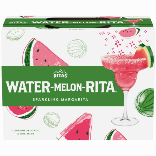 Ritas™ Water-Melon-Rita Sparkling Margarita Perspective: front