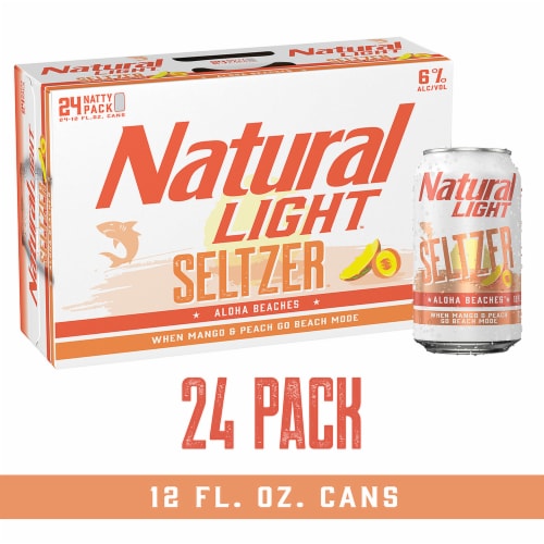 Natural Light Beaches Hard Seltzer Perspective: front