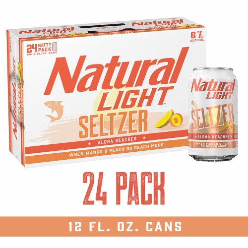 Natural Light Beaches Hard Seltzer Perspective: front