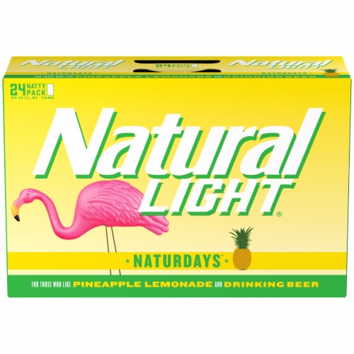 Natural Light Pineapple Naturdays Beer, 24 cans / 12 fl oz Kroger