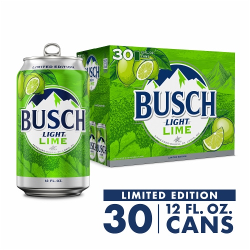 Busch Light Lime American Beer Perspective: front