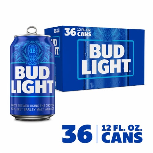 Bud Light Beer Perspective: front