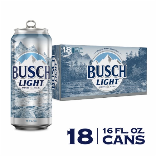 Busch Light Beer Perspective: front