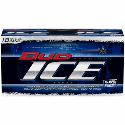 Bud Ice Beer Perspective: front