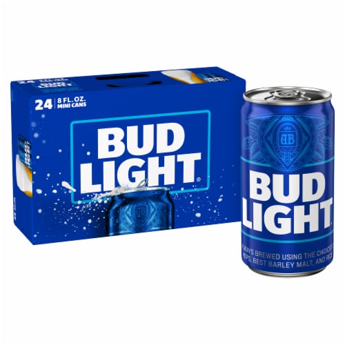 Bud Light Mini Cans, 24 cans / 8 fl oz Ralphs