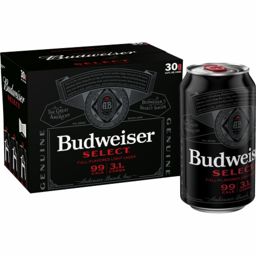 Budweiser Select Light Beer Perspective: front