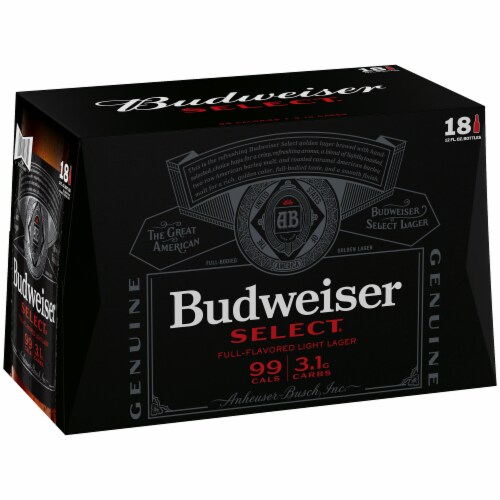 Budweiser Select Light Beer Perspective: front