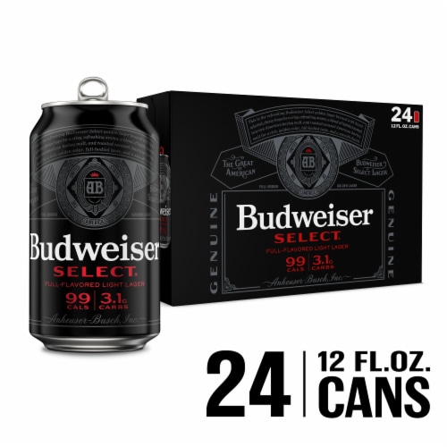 Budweiser Select Domestic Lager Beer Perspective: front