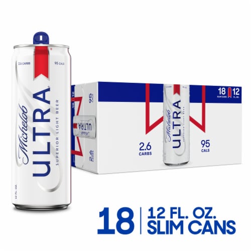 Michelob ULTRA Superior Light American Lager Beer Perspective: front