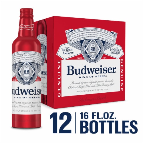 Budweiser Beer Perspective: front
