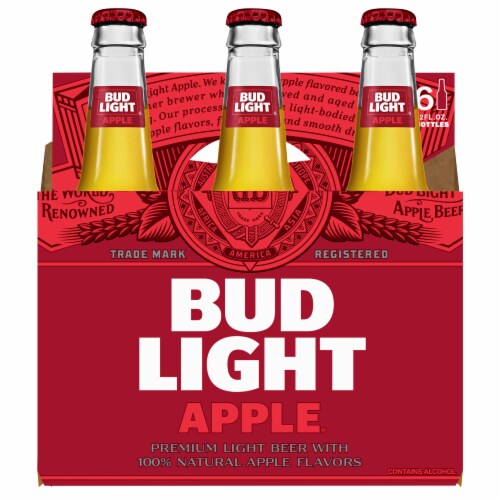 Bud Light® Apple Lager Beer Perspective: front