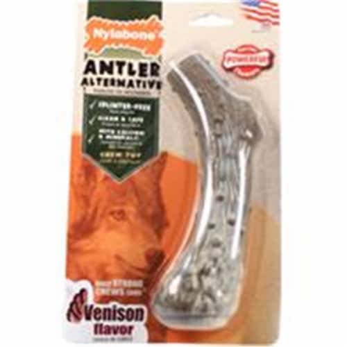 Nylabone Corp Bones 491500 Dura Chew Antler Alternative Dog Chew - Venison Large Perspective: front