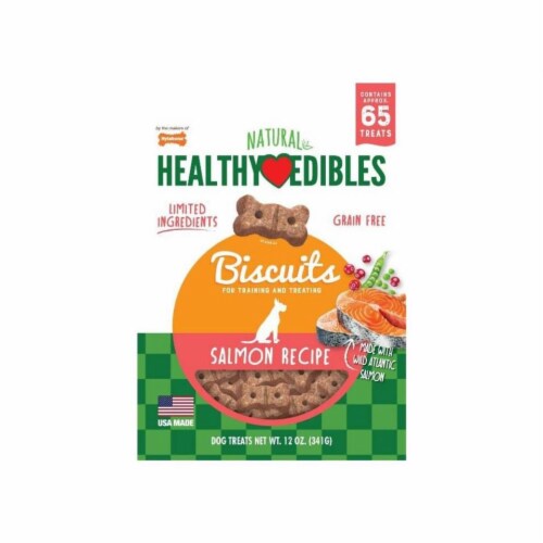 TFH Publications Nylabone NBI400M12P 12 oz Healthy Edible Grain Free Biscuit Salmon 1 Smith s Food and Drug