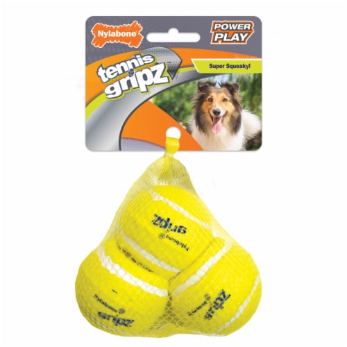 Nylabone® Tennis Gripz™ Tennis Ball Pack Perspective: front