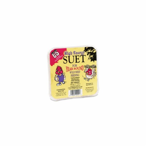 C & S Products 11.75 oz. High Energy Suet Cake - Pack of 12 Perspective: front