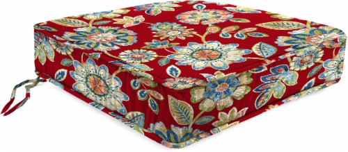 Jordan Manufacturing Deep Seat Chair Cushion - Daelyn Cherry Perspective: front