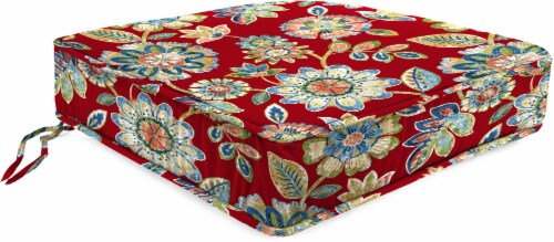Jordan Manufacturing Deep Seat Chair Cushion - Daelyn Cherry Perspective: front
